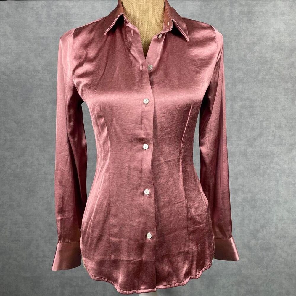 Madewell satin blouse